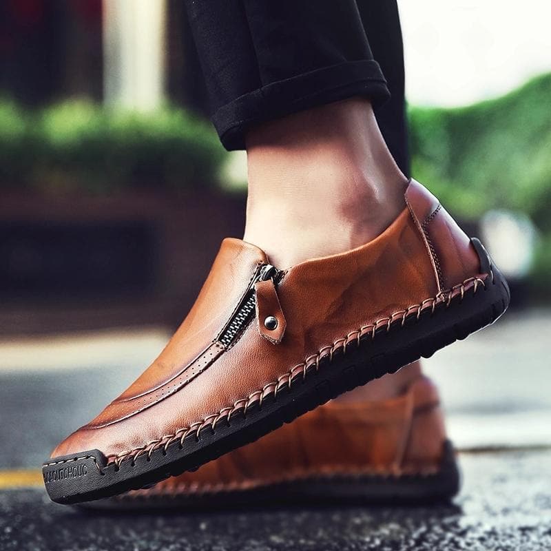 Stylische orthopädische Lederschuhe für Herren - Joel