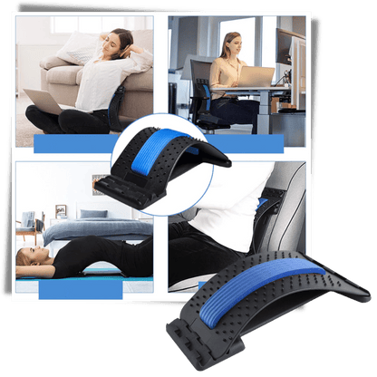 Dehnbereichs- und Massagegerät für den Rücken
