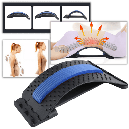 Dehnbereichs- und Massagegerät für den Rücken