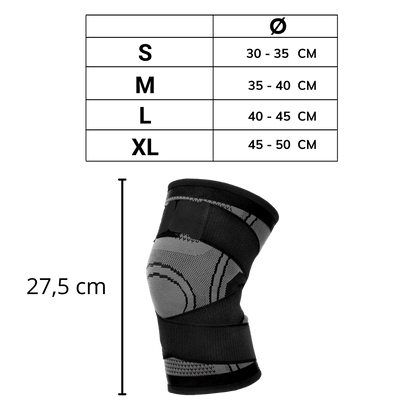 Kompressionskniebandage für optimalen Kniesupport