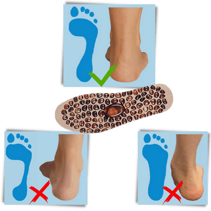 Entspannende Einlegesohlen mit evokativen Kieselstein-Muster