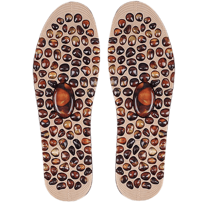 Entspannende Einlegesohlen mit evokativen Kieselstein-Muster