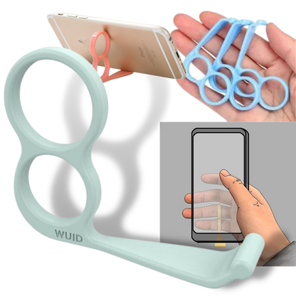 Set aus 4 leichten Halterungen und Haken für das Telefon - Praktikabilität und Stil vereint!