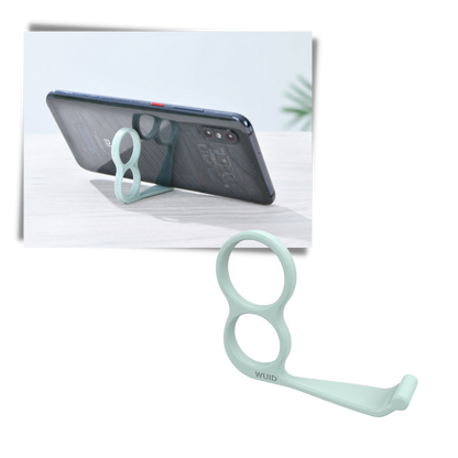 Set aus 4 leichten Halterungen und Haken für das Telefon - Praktikabilität und Stil vereint!