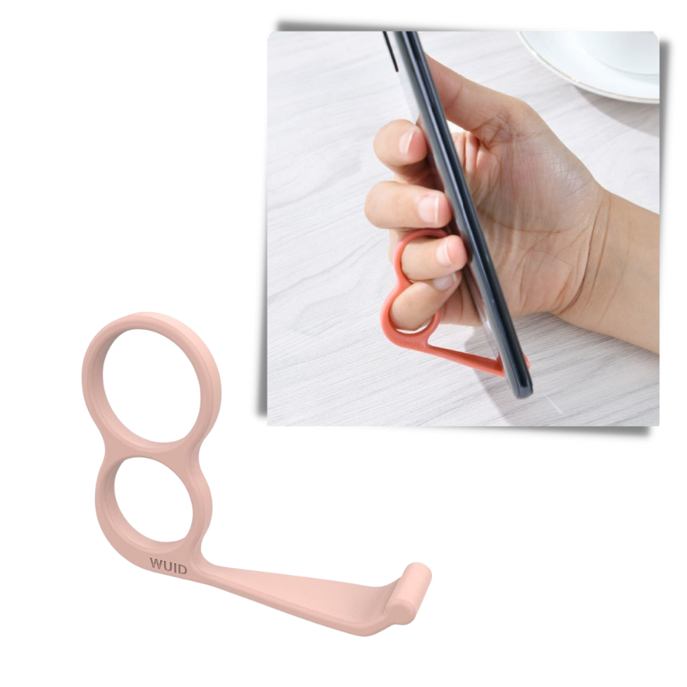 Set aus 4 leichten Halterungen und Haken für das Telefon - Praktikabilität und Stil vereint!