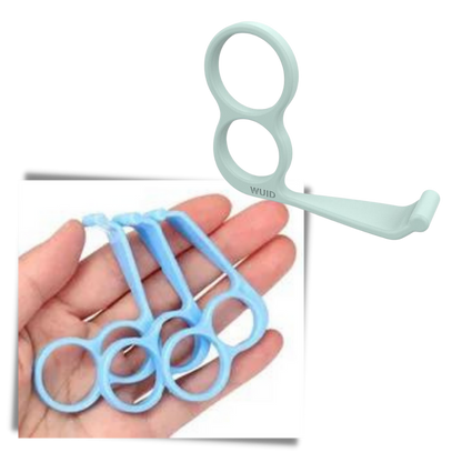 Set aus 4 leichten Halterungen und Haken für das Telefon - Praktikabilität und Stil vereint!