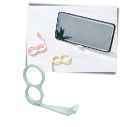 Set aus 4 leichten Halterungen und Haken für das Telefon - Praktikabilität und Stil vereint!