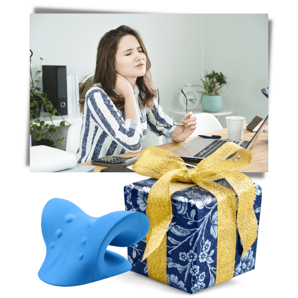 Ergonomisches Kissen zur Entlastung von Nacken und Schultern