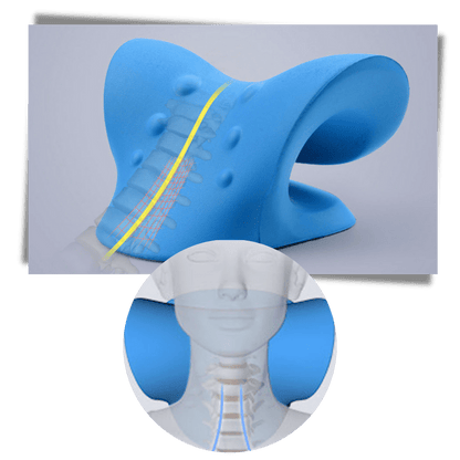 Ergonomisches Kissen zur Entlastung von Nacken und Schultern
