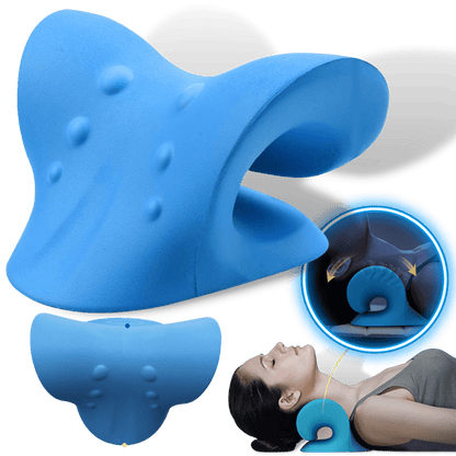 Ergonomisches Kissen zur Entlastung von Nacken und Schultern