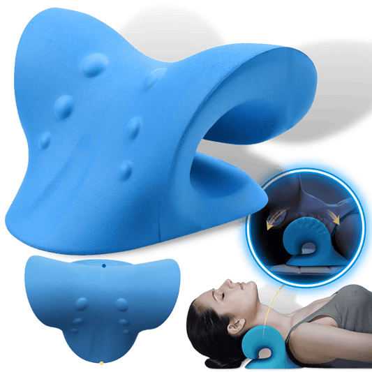 Ergonomisches Kissen zur Entlastung von Nacken und Schultern