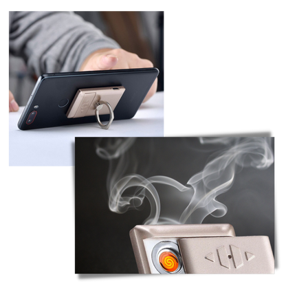 Innovativer Telefonhalter mit integriertem Zigarettenanzünder