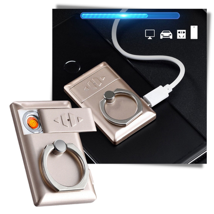 Innovativer Telefonhalter mit integriertem Zigarettenanzünder