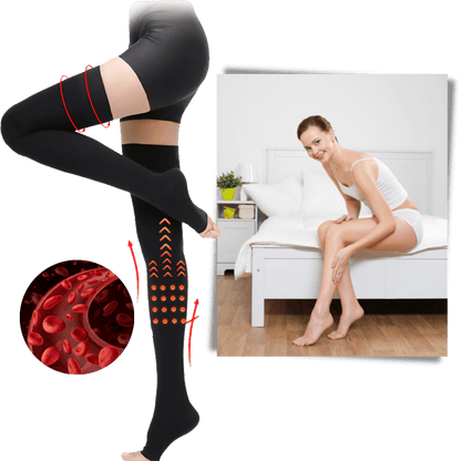 Elegante und formende Kompressionsstrumpfhosen