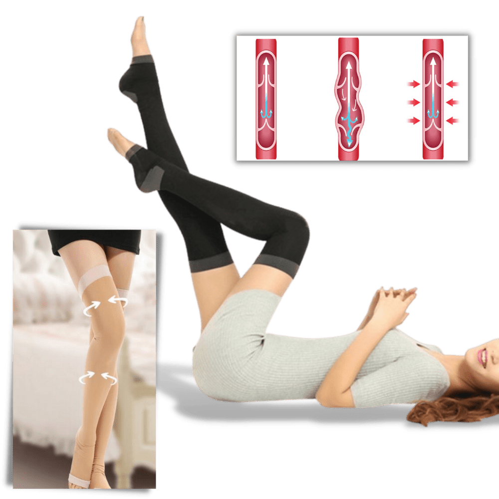 Elegante und formende Kompressionsstrumpfhosen