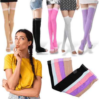 Elegante und formende Kompressionsstrumpfhosen