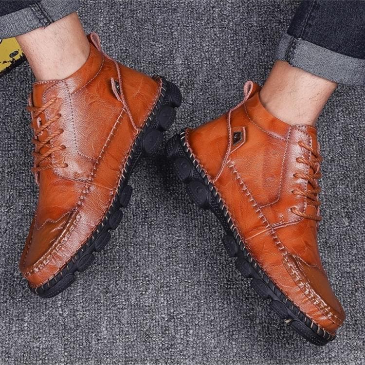 Stylische orthopädische Herrenschuhe aus hochwertigem Leder von Julian