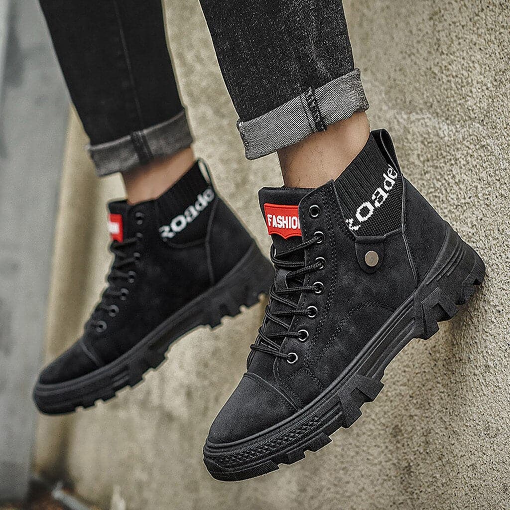 Trendige orthopädische Herrenschuhe mit robustem Look – Chase