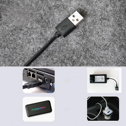 Luxuriöses USB-heizbares Kissen für ultimativen Komfort