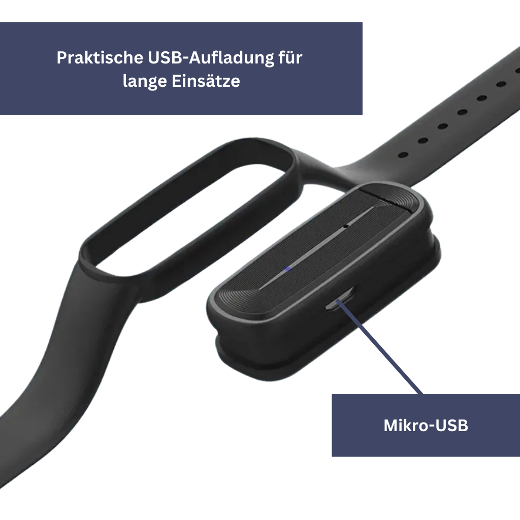 Revolutionäres Ultraschall Insektenabwehr-Armband