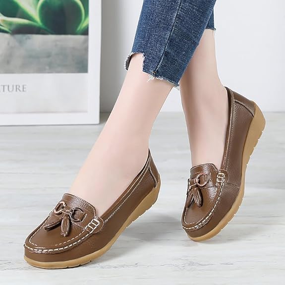 Elegante Damen-Mokassins mit orthopädischem Komfort
