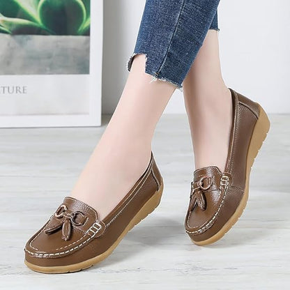 Elegante Damen-Mokassins mit orthopädischem Komfort