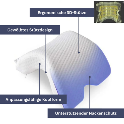 Ergonomisches Seitenschläferkissen für ultimativen Komfort