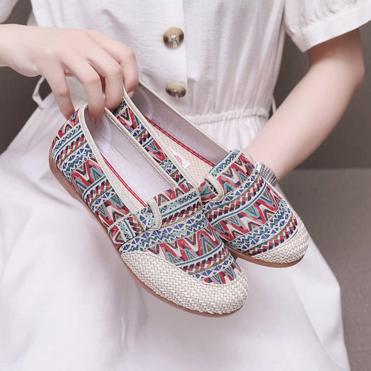 Orthopädische Vintage-Slipper für Damen