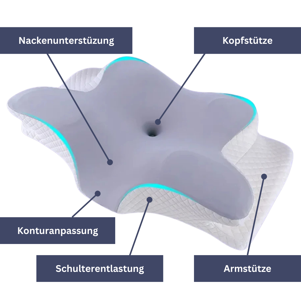 Luxuriöses Memory Foam Orthopädisches Kissen für erholsamen Schlaf