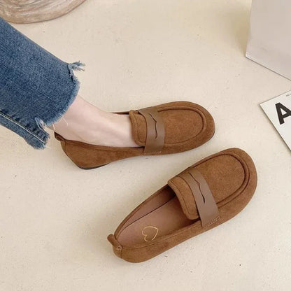 Orthopädischer Mokassin für Damen aus Flanell