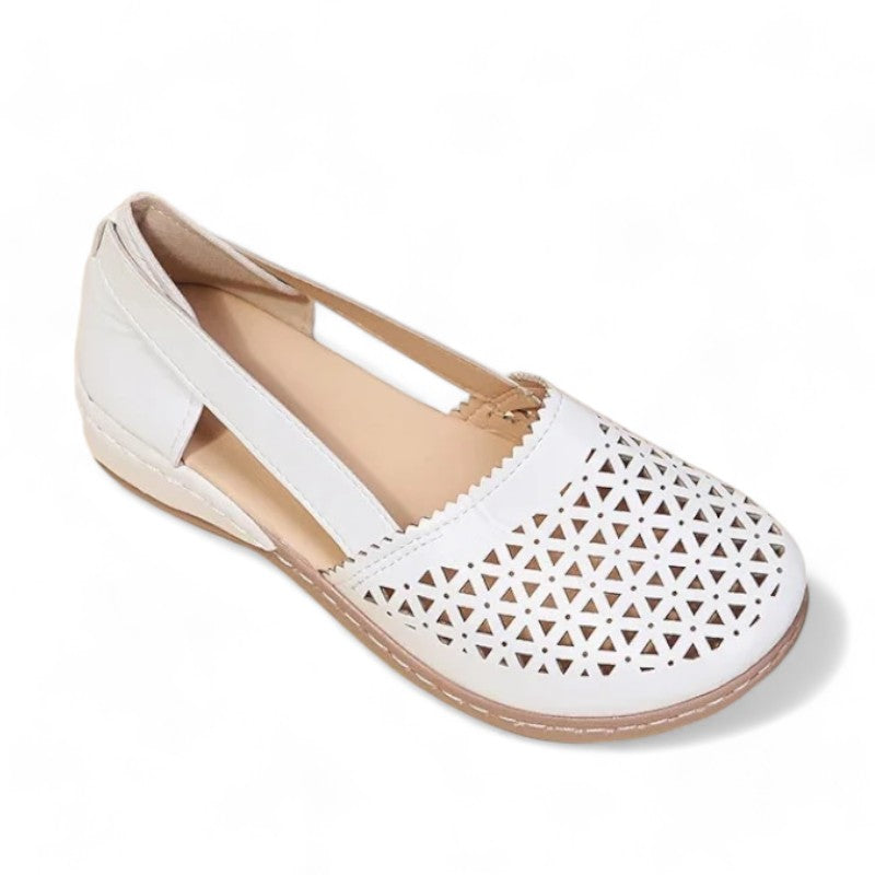 Elegante Damenmokassins mit orthopädischem Design und stilvollem Keilabsatz