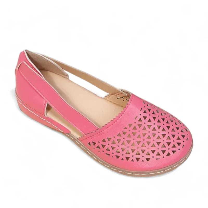 Elegante Damenmokassins mit orthopädischem Design und stilvollem Keilabsatz