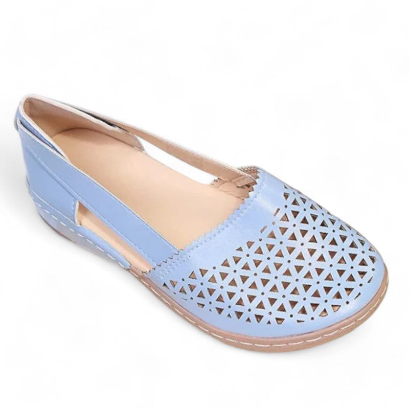 Elegante Damenmokassins mit orthopädischem Design und stilvollem Keilabsatz