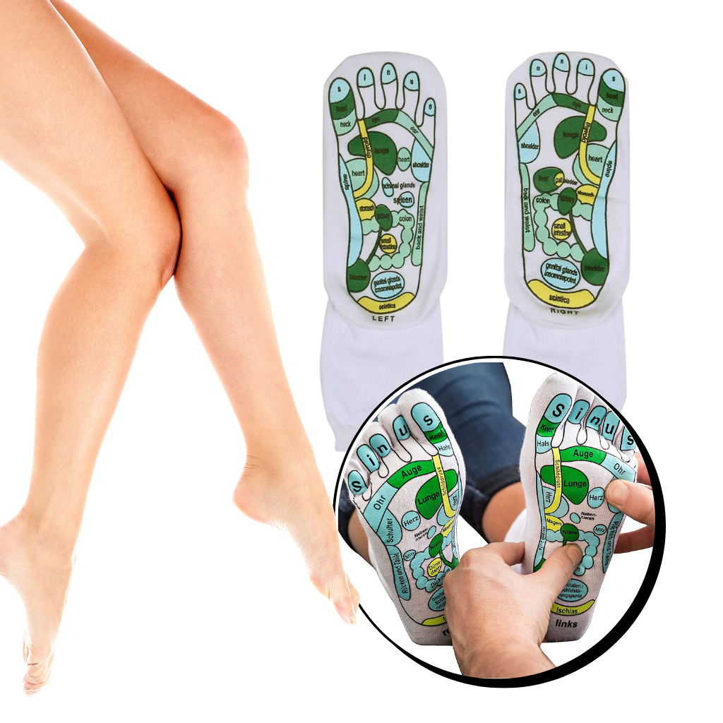 Reflexzonenmassage-Socken – Akupressur für tiefe Entspannung