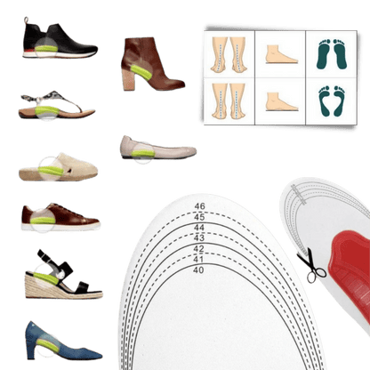 Optimale Komfort-Fest-Einlagen für Plattfüße - 1 Paar