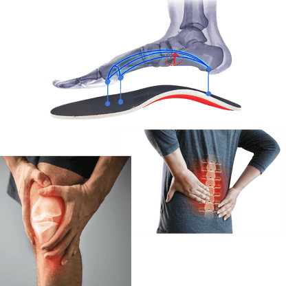 Optimale Komfort-Fest-Einlagen für Plattfüße - 1 Paar