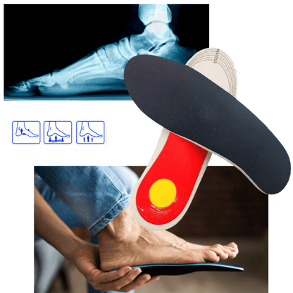 Optimale Komfort-Fest-Einlagen für Plattfüße - 1 Paar