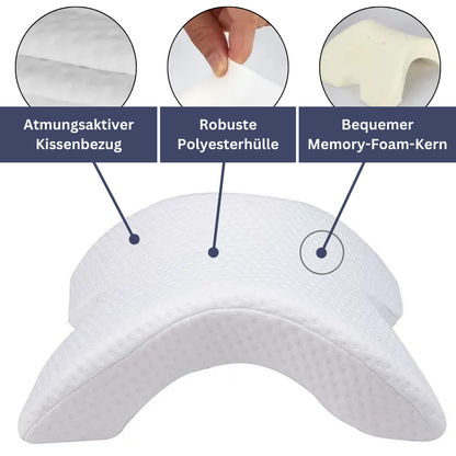Ergonomisches Seitenschläferkissen für ultimativen Komfort