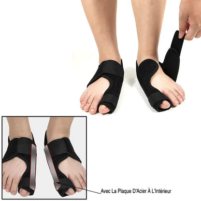 Bequeme orthopädische Schiene zur Unterstützung bei Hallux Valgus