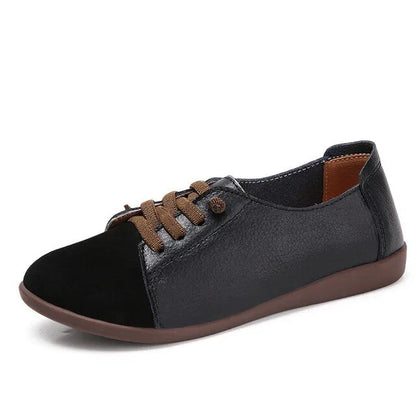 Bequeme orthopädische Lederschuhe zum Hineinschlüpfen