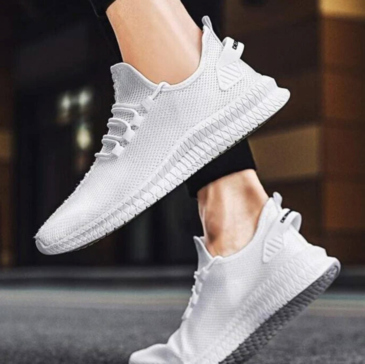 Orthopädische Herrenschuhe, belüftet und bequem – ARON