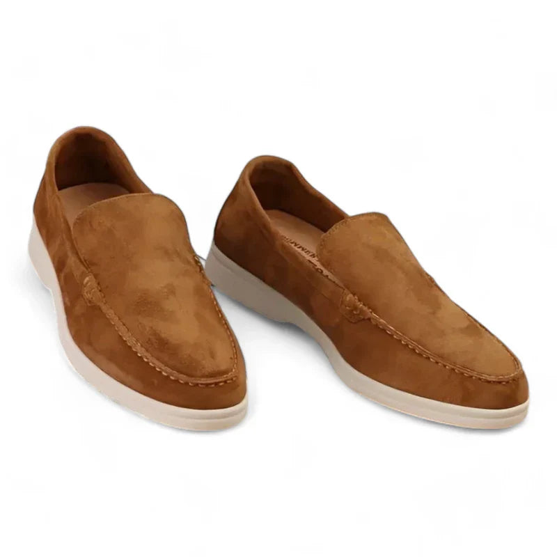 Elegante Damenmokassins aus hochwertigem Wildleder mit orthopädischem Design