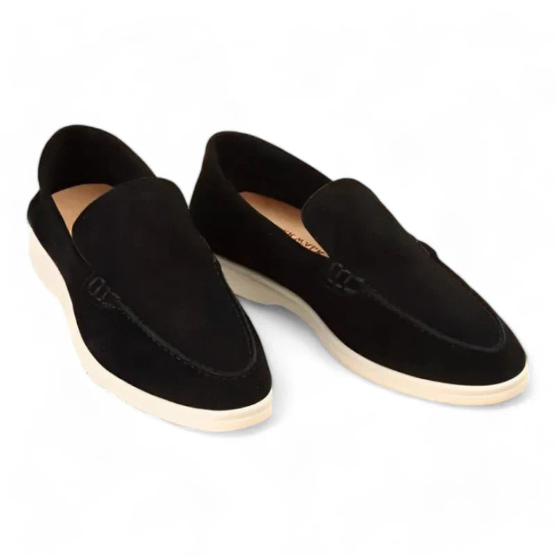 Elegante Damenmokassins aus hochwertigem Wildleder mit orthopädischem Design