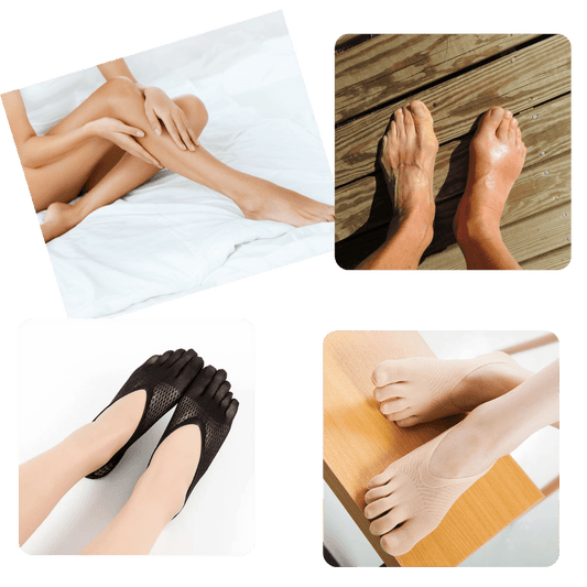 Ensemble von 2 Paar bequemen Stützstrümpfen