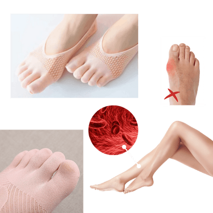 Ensemble von 2 Paar bequemen Stützstrümpfen