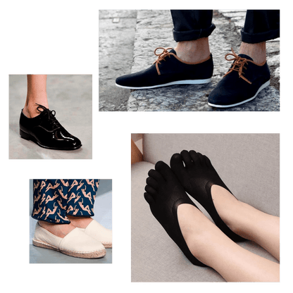 Ensemble von 2 Paar bequemen Stützstrümpfen