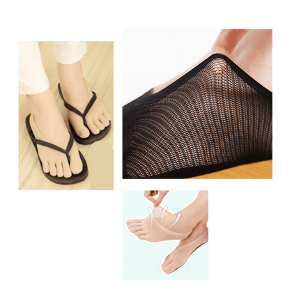 Ensemble von 2 Paar bequemen Stützstrümpfen