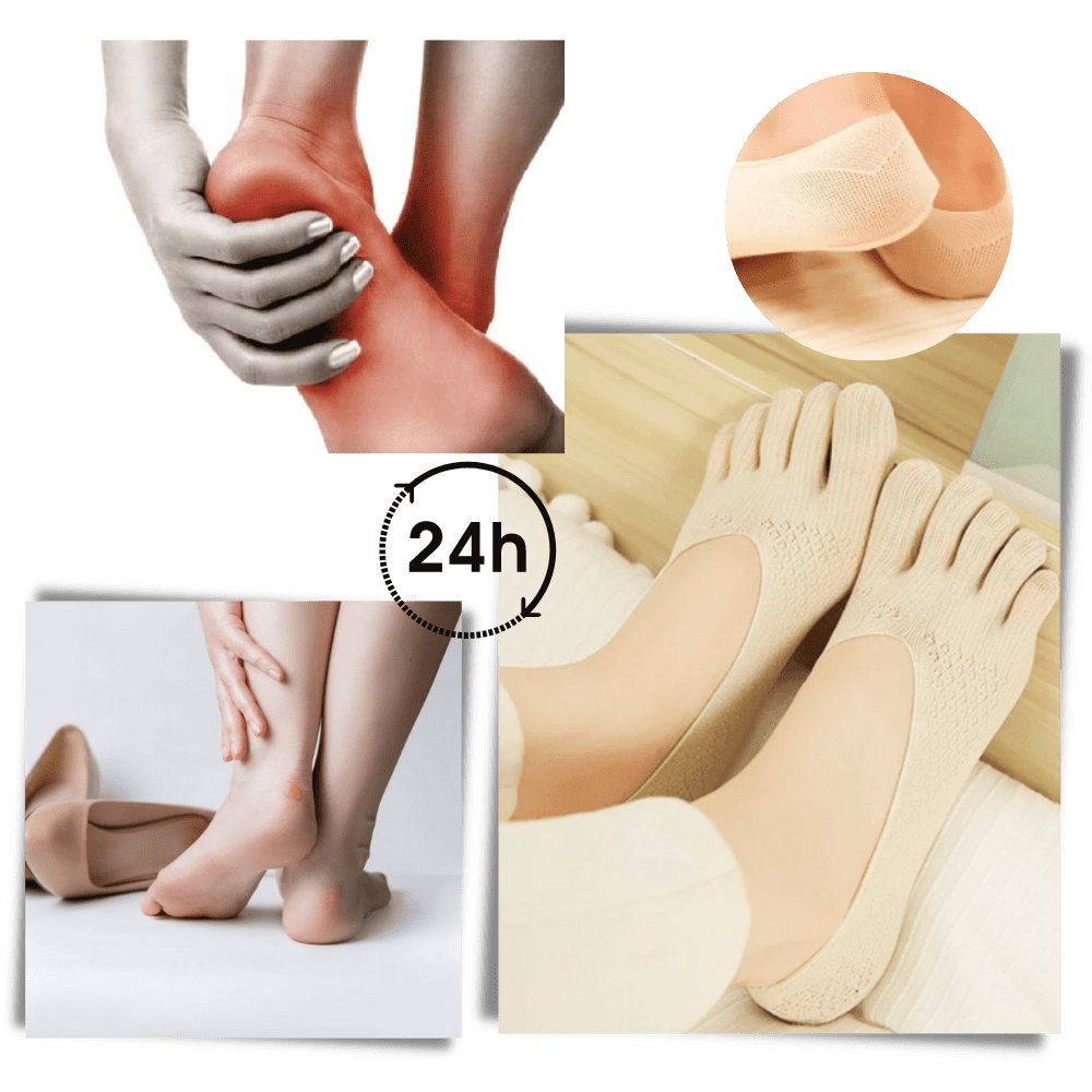 Ensemble von 2 Paar bequemen Stützstrümpfen