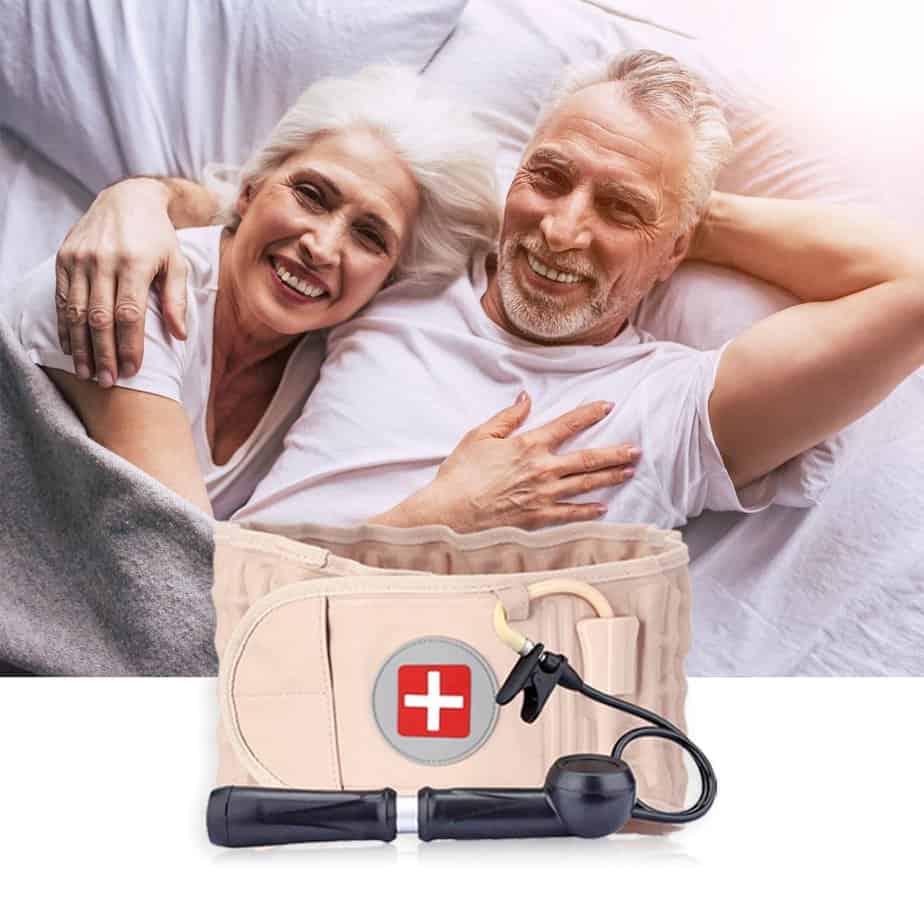 Innovativer aufblasbarer Dekompressionsgürtel für schmerzfreies Wohlbefinden der Lendenwirbelsäule