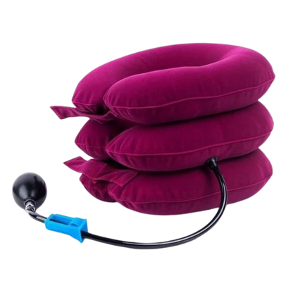 Ergonomisches aufblasbares Kissen für optimalen Halt der Halswirbelsäule